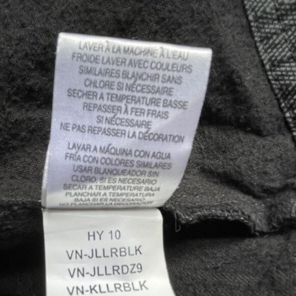 Vans Drill Chore Coat Gray Full Zip Lined Herringbone Pattern Cotton Men Sz Med - Picture 14 of 16